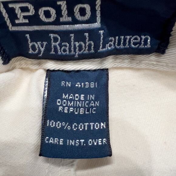 NWT Polo Ralph Lauren Shorts Men 42 Light Tan Cream Pleated Chino Tyler Vintage - Picture 6 of 7